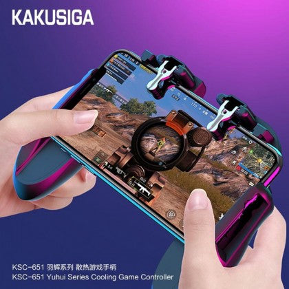 Kakusiga KSC-651 YUHUI COOLING GAMEPAD WITH HEAT DISSIPATION FUNCTION BLACK Kakusiga KSC-651 YUHUI COOLING GAMEPAD WITH HEAT DISSIPATION FUNCTION BLACK